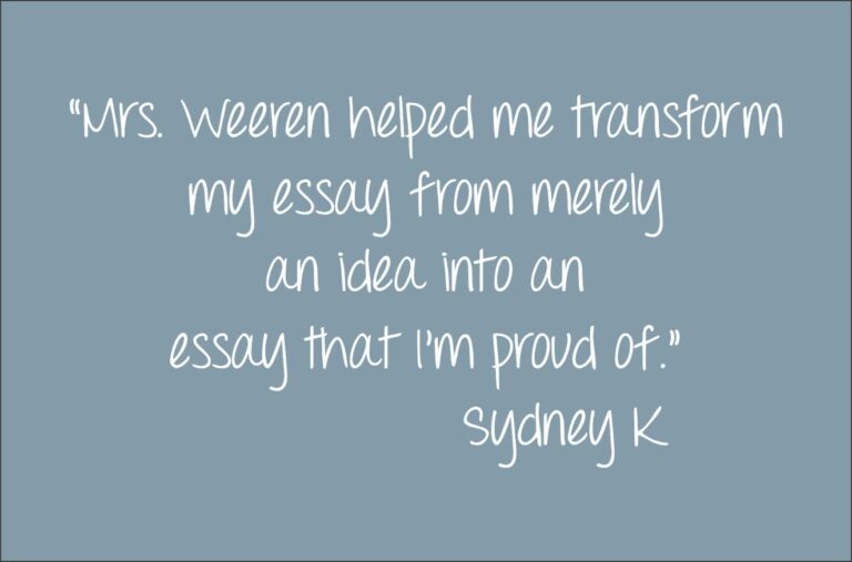 Make My Essay Better Client Testimonial 3